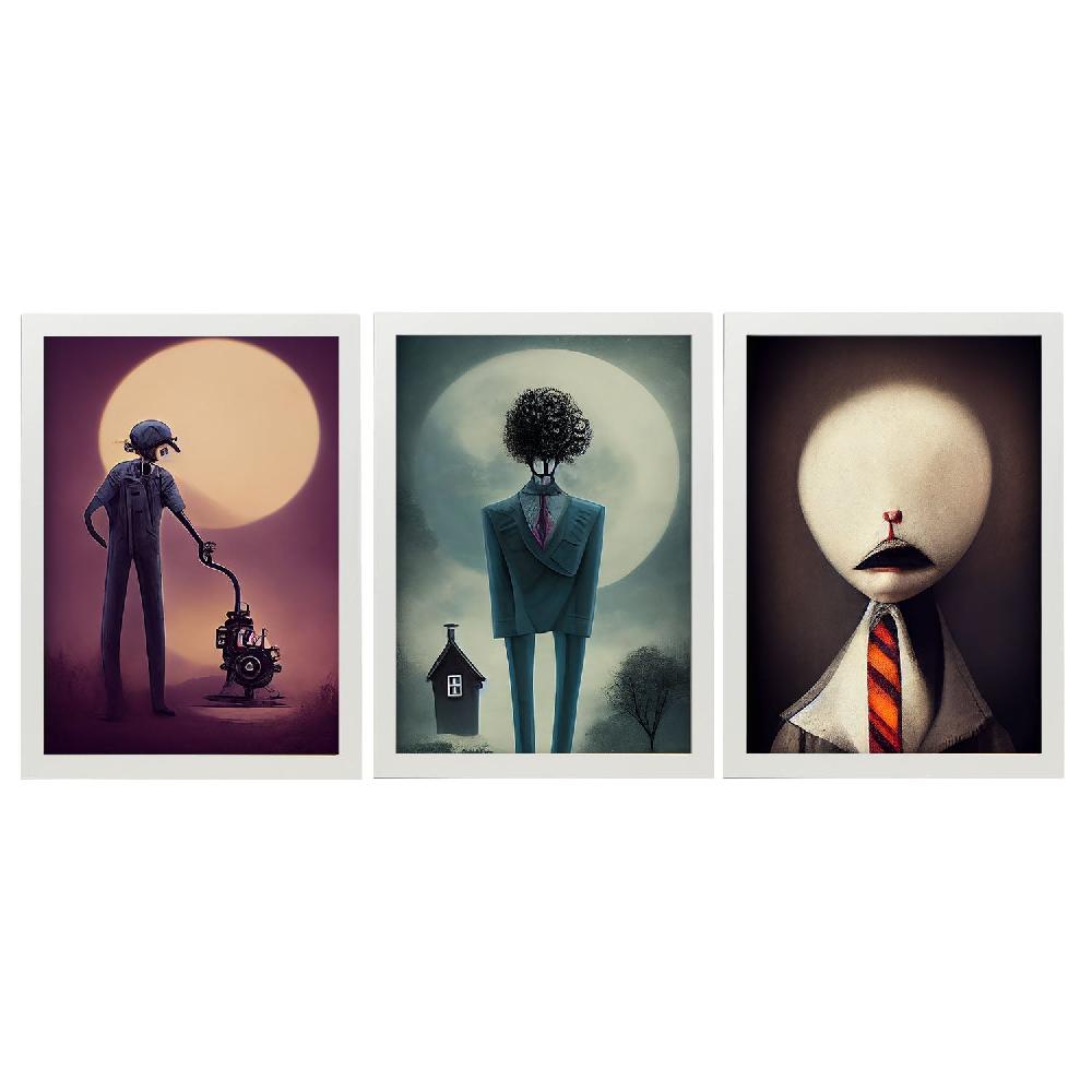 Nacnic Ilustraciones Y Láminas De Animales Al Estilo Burton Colección 22