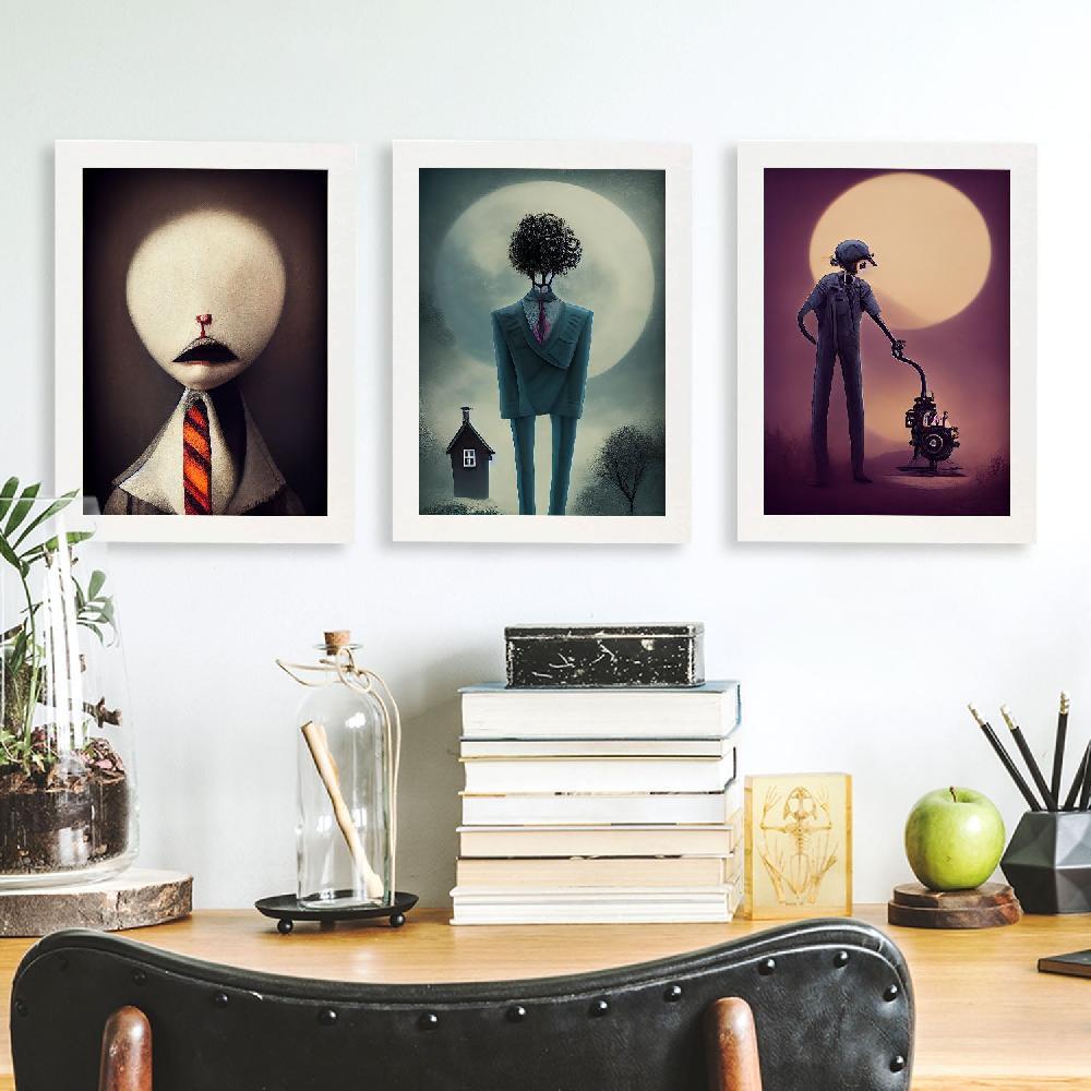 Nacnic Ilustraciones Y Láminas De Animales Al Estilo Burton Colección 22