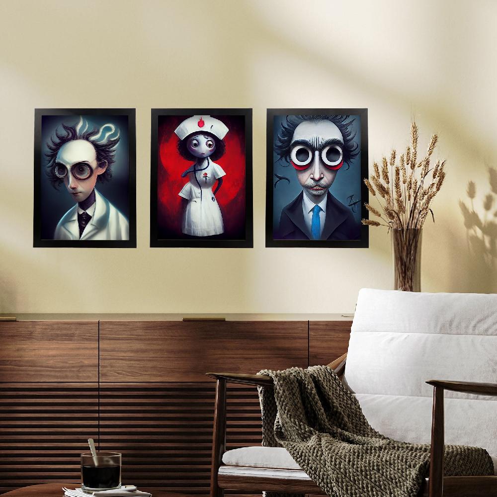 Nacnic Ilustraciones Y Láminas De Animales Al Estilo Burton De La Colección 19