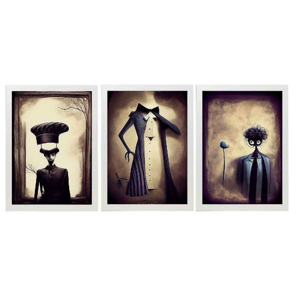 Nacnic Ilustraciones Y Láminas De Animales Al Estilo Burton Colección 17