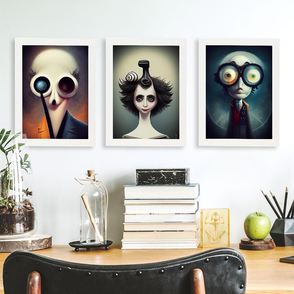 Nacnic Ilustraciones Y Láminas De Animales Al Estilo Burton De La Colección 11