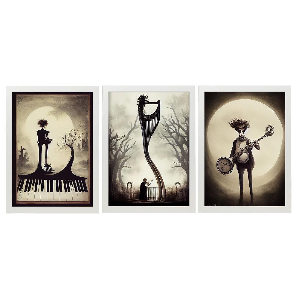 Nacnic Ilustraciones Y Láminas De Animales Al Estilo Burton Colección 10