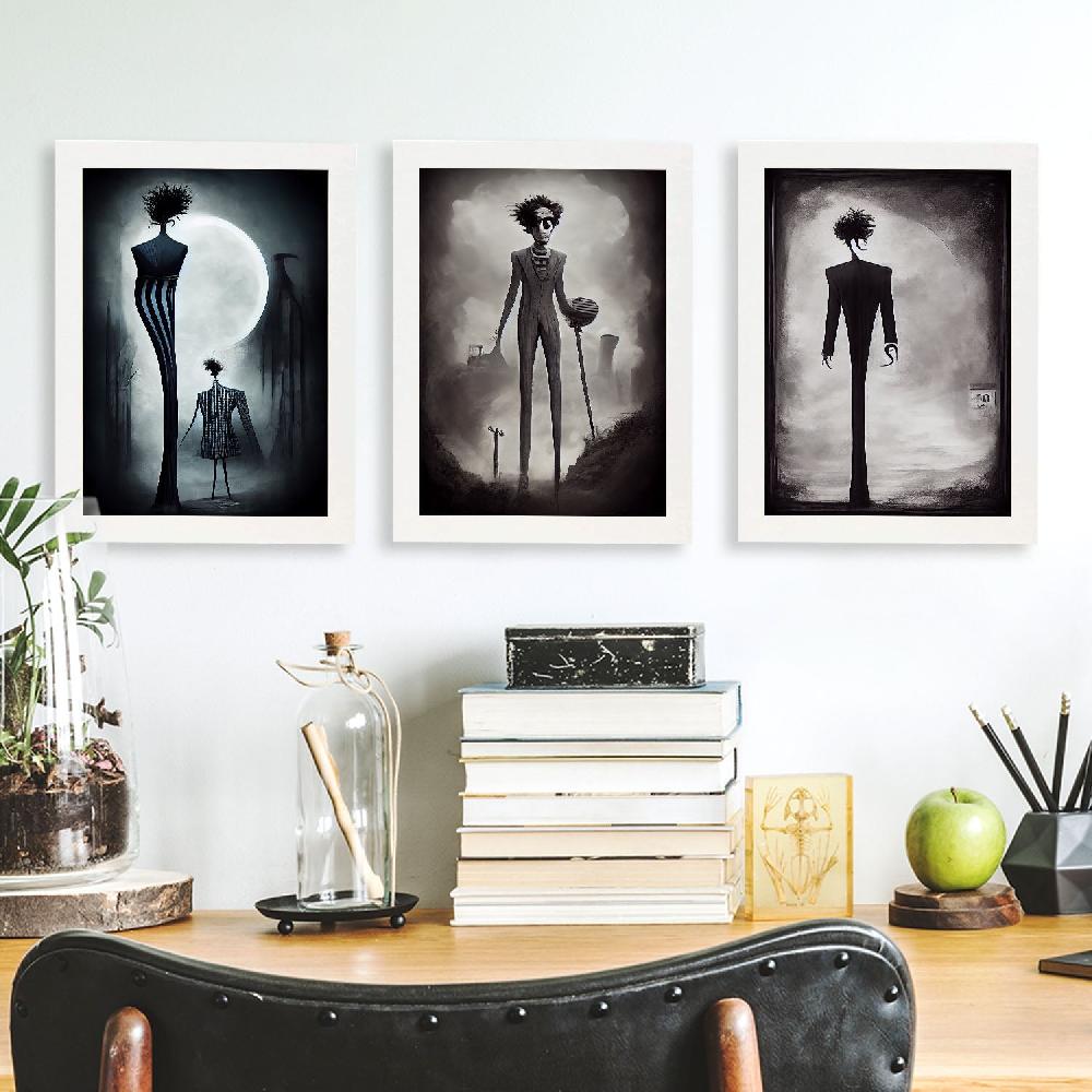 Nacnic Ilustraciones Y Láminas De Animales Estilo Burton De Colección 5