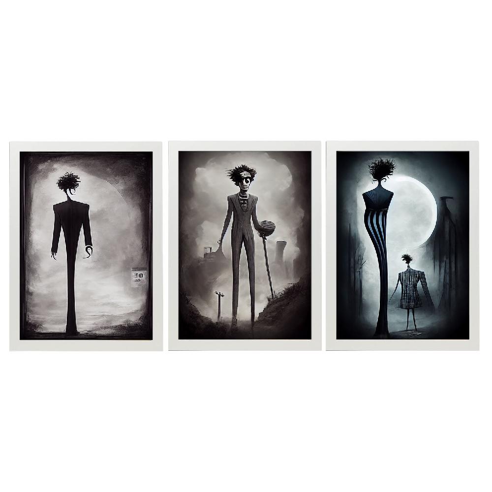 Nacnic Ilustraciones Y Láminas De Animales Estilo Burton De Colección 5
