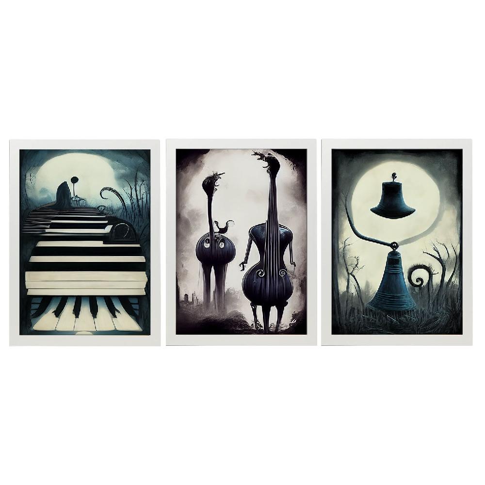 Nacnic Ilustraciones Y Láminas De Animales Estilo Burton Colección 2