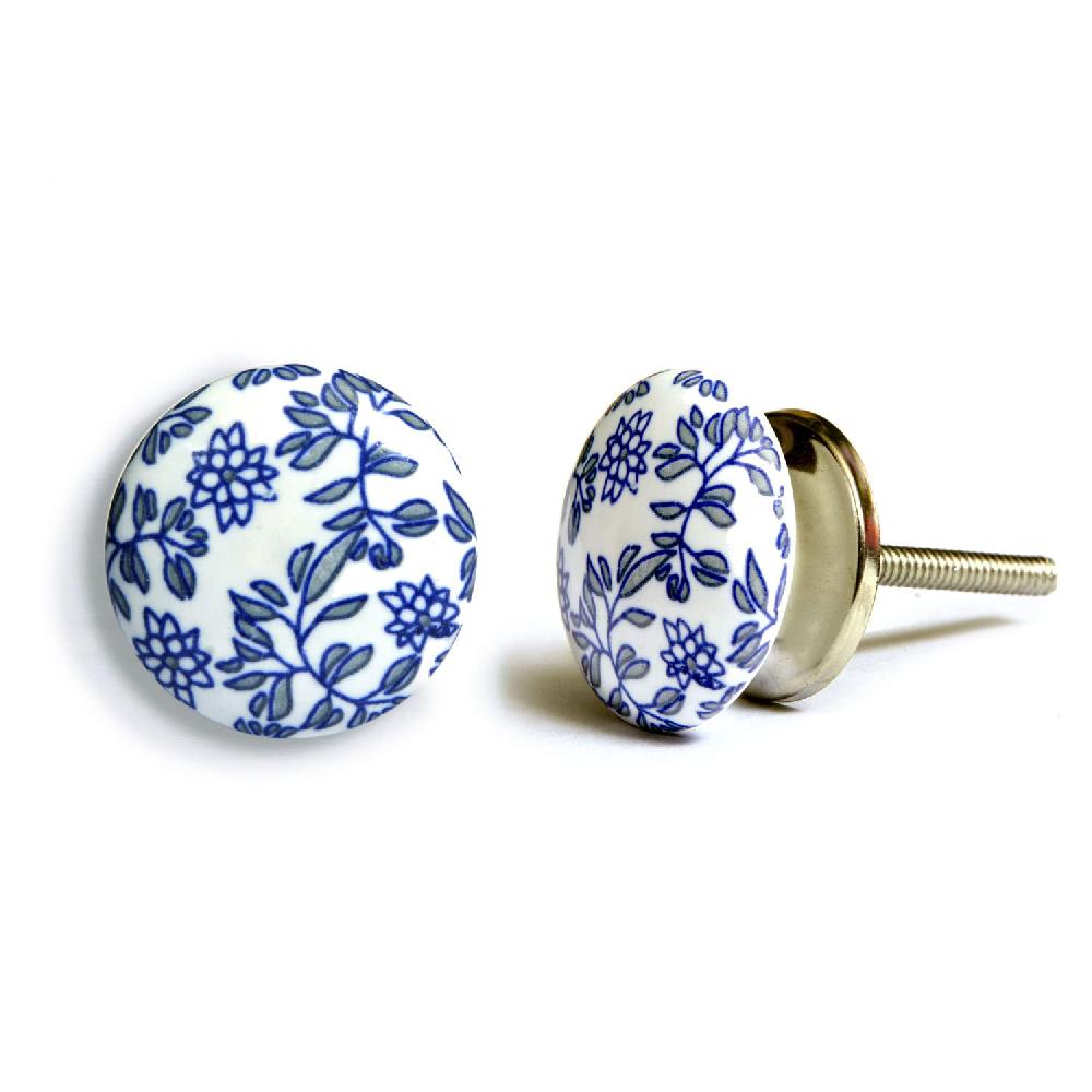 Nacnic Juego De 10 Pomos De Cerámica Con Diseño Vintage Para Muebles