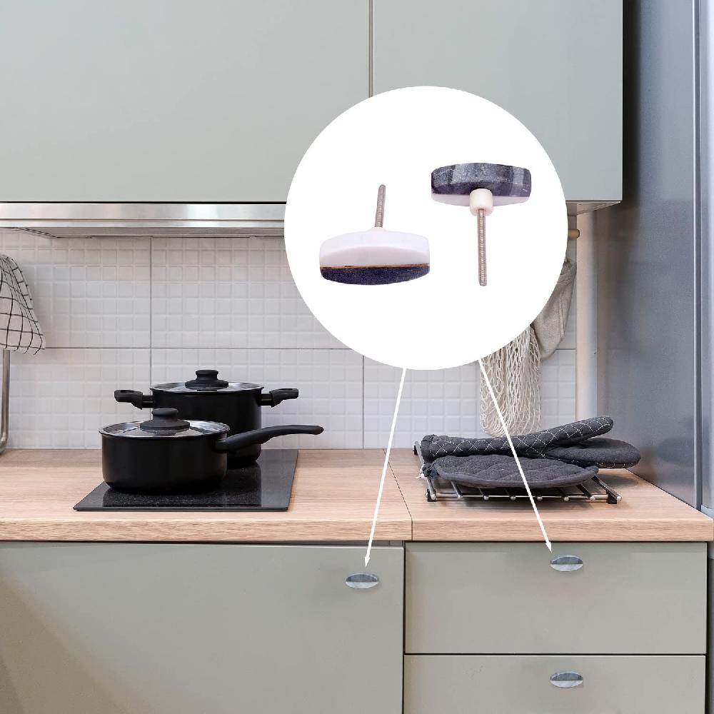 Nacnic Juego De 6 Pomos Tiradores De Piedra Ovaladas Para Decoración De Cocina Y Baño