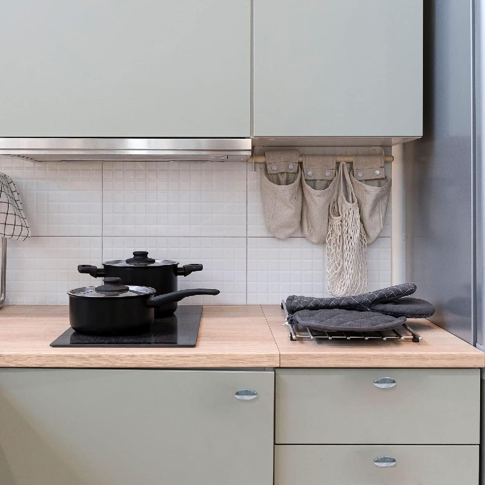 Nacnic Juego De 6 Pomos Tiradores De Piedra Ovaladas Para Decoración De Cocina Y Baño