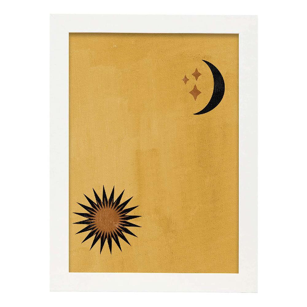 Nacnic Lámina Abstracta De Soles Y Lunas Celestial 11