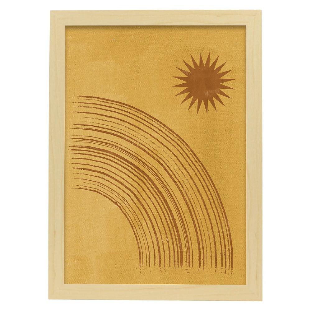 Nacnic Lámina Abstracta De Soles Y Lunas Celestiales