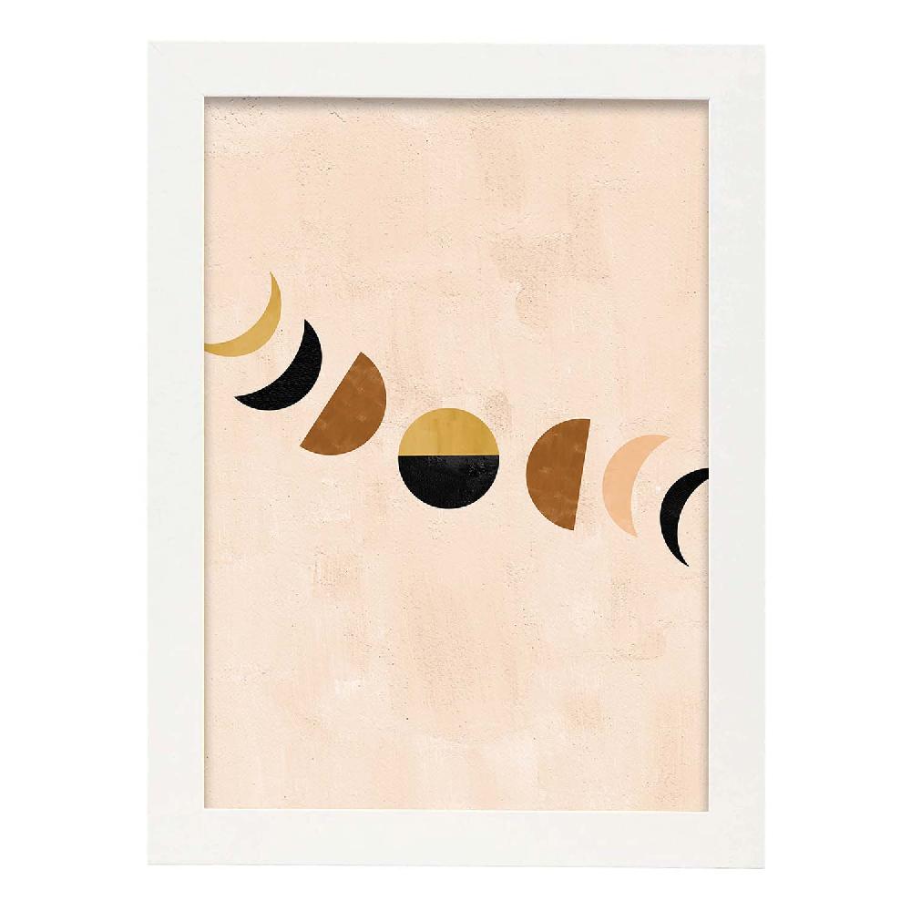 Nacnic Lámina Abstracta De Soles Y Lunas Celestiales