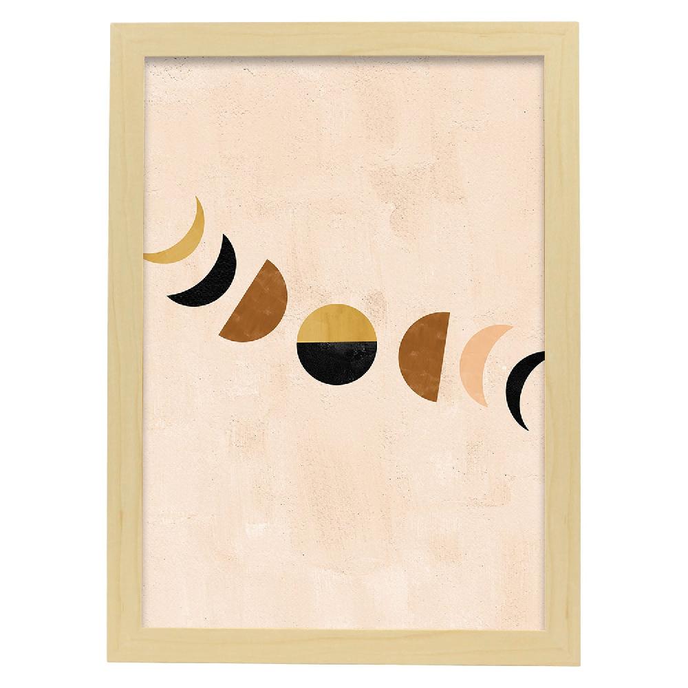 Nacnic Lámina Abstracta De Soles Y Lunas Celestiales