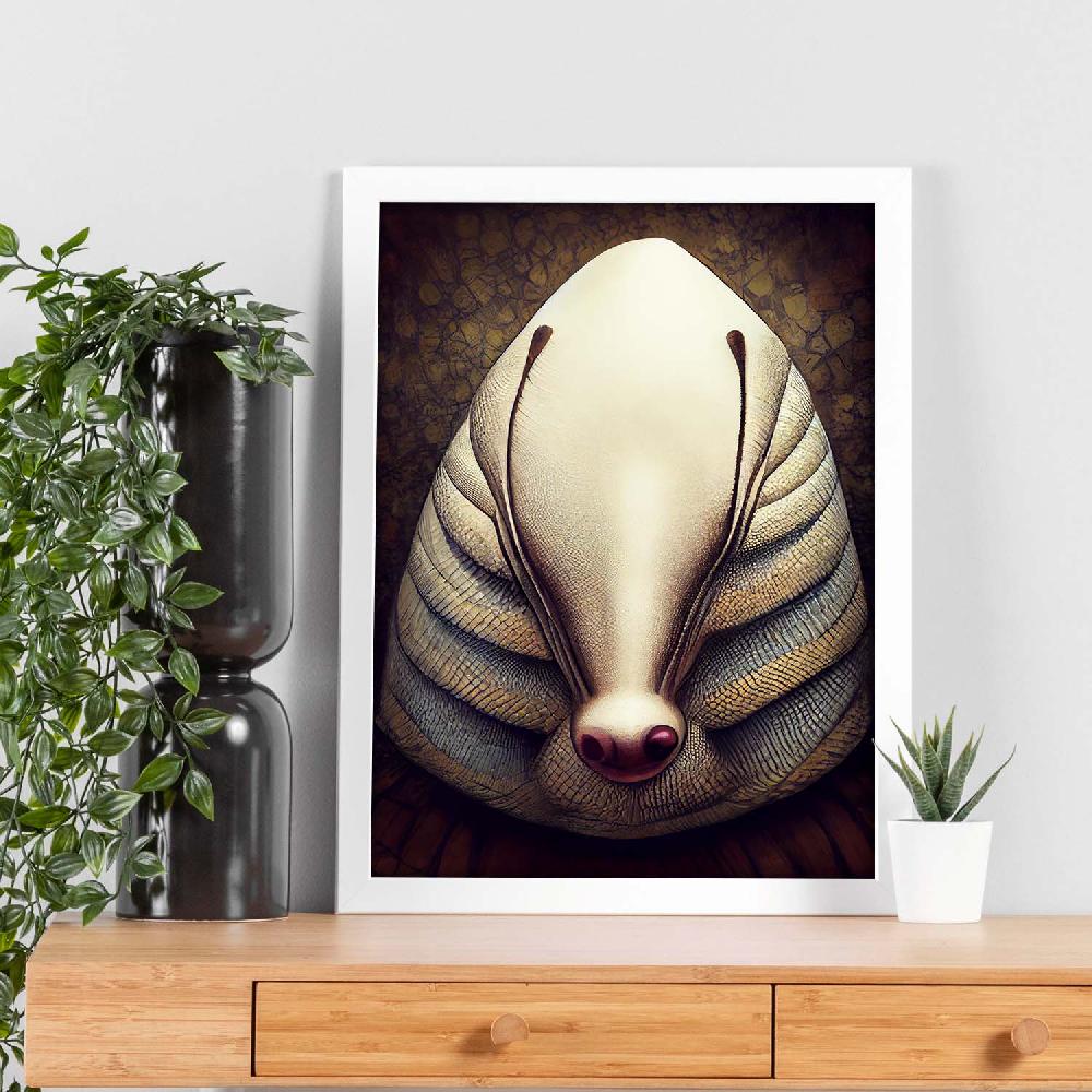 Nacnic Lámina Armadillo Audaz Estilo T. Burton De Nacnic