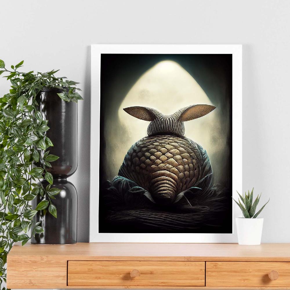Nacnic Lámina Armadillo Generoso Estilo T. Burton De Nacnic