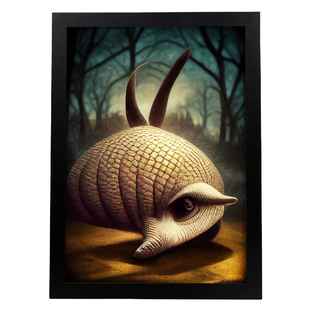 nacnic Lámina Armadillo Racional estilo T. Burton de Nacnic
