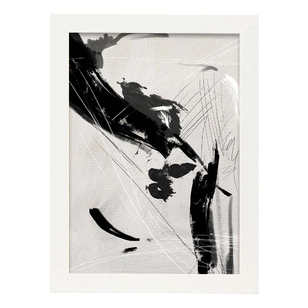 Nacnic Lamina Artística Abstracta Exposición Kline 1