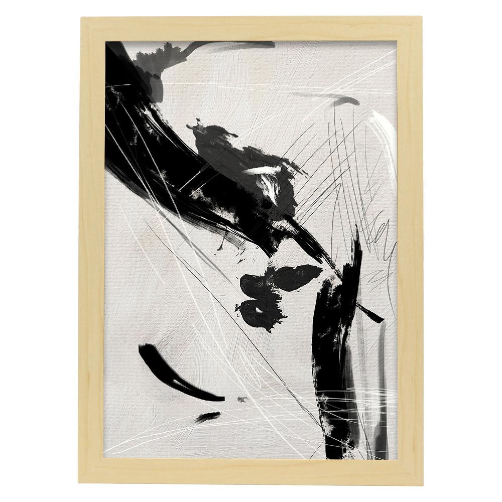Nacnic Lamina Artística Abstracta Exposición Kline 1