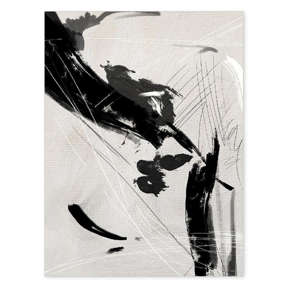nacnic Lamina Artística Abstracta Exposición Kline 1