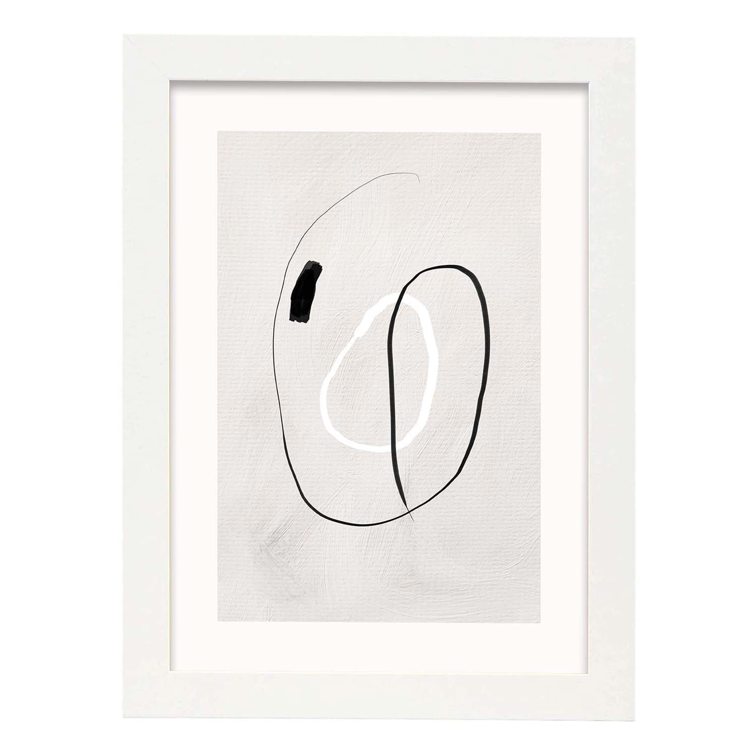 Nacnic Lamina Artística Abstracta Exposición Kline 10