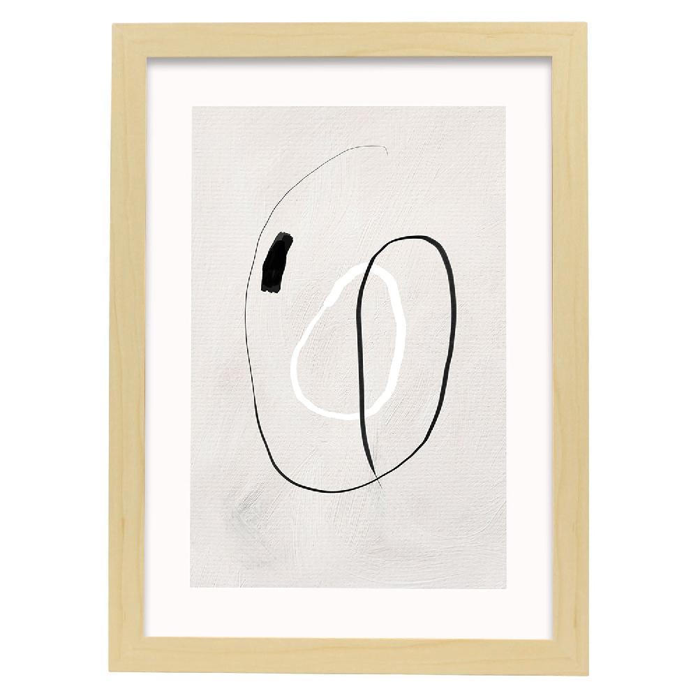 Nacnic Lamina Artística Abstracta Exposición Kline 10