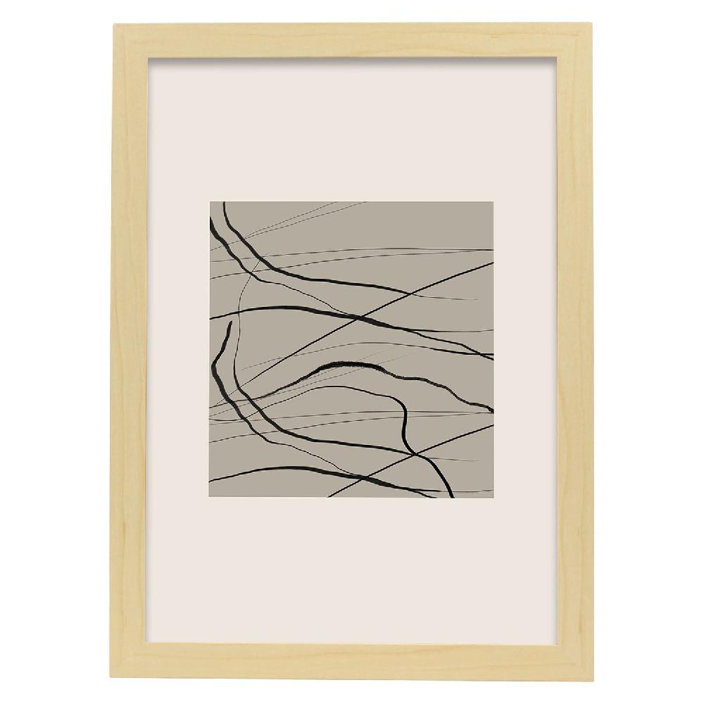 Nacnic Lamina Artística Abstracta Exposición Kline 13