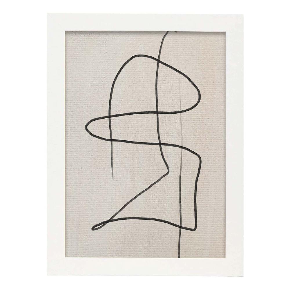 Nacnic Lámina Artística Abstracta Exposición Kline 5