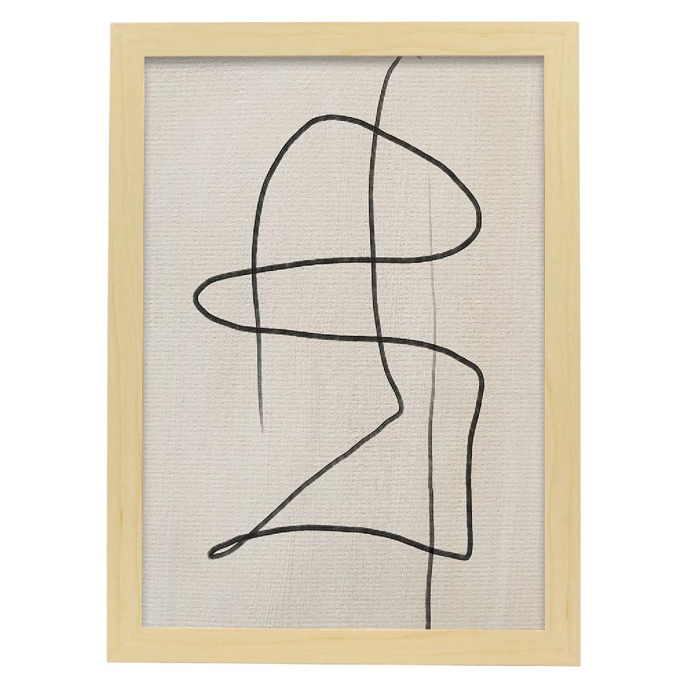 Nacnic Lámina Artística Abstracta Exposición Kline 5