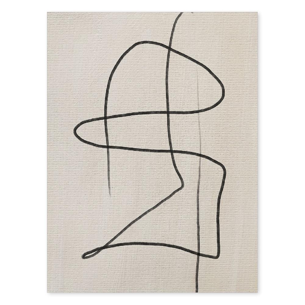 nacnic Lámina Artística Abstracta Exposición Kline 5