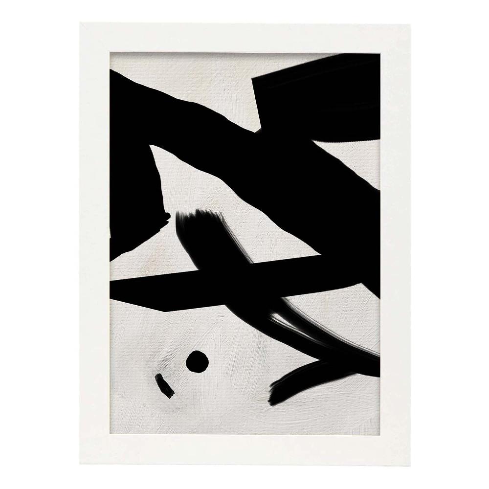 Nacnic Lamina Artística Abstracto Exposición Kline 3