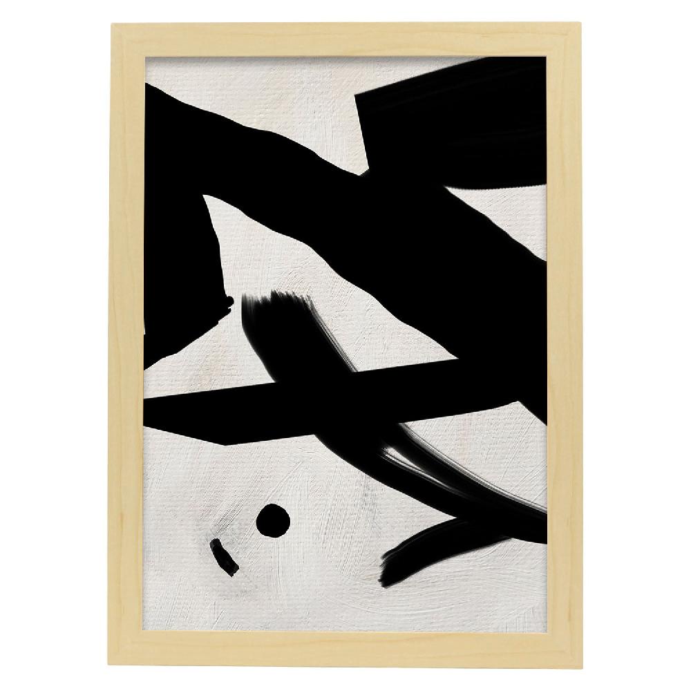 Nacnic Lamina Artística Abstracto Exposición Kline 3