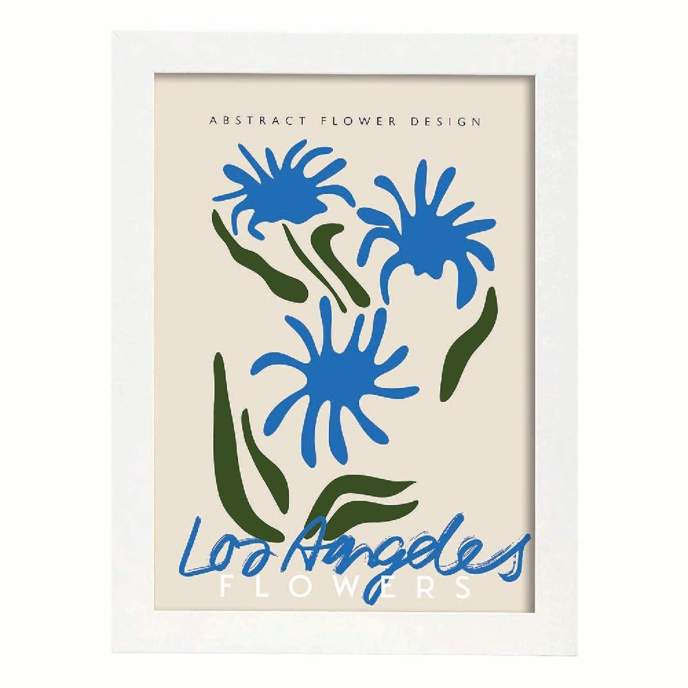 Nacnic Lamina Artística De Diseño Floral Abstracto Los Ángeles