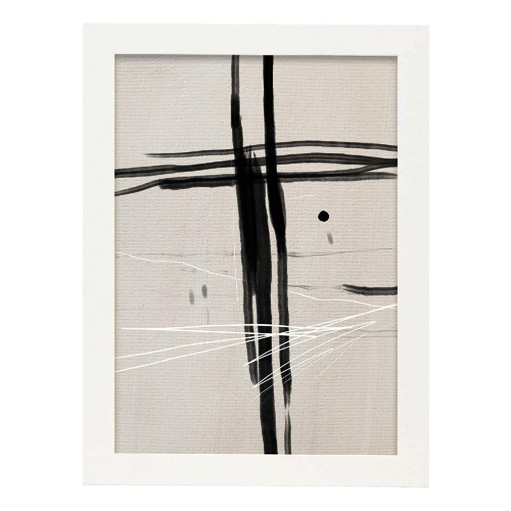 Nacnic Lamina Artística De Exposición Kline 2 Estilo Abstracto