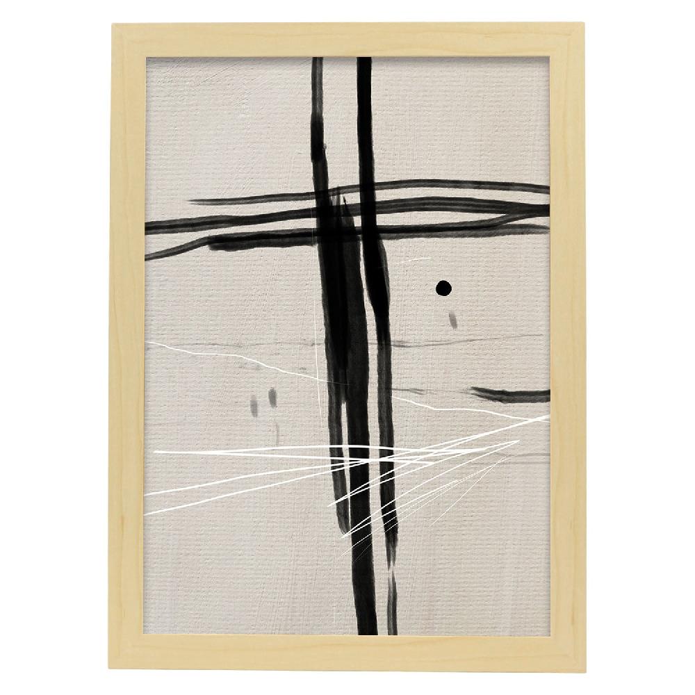 Nacnic Lamina Artística De Exposición Kline 2 Estilo Abstracto