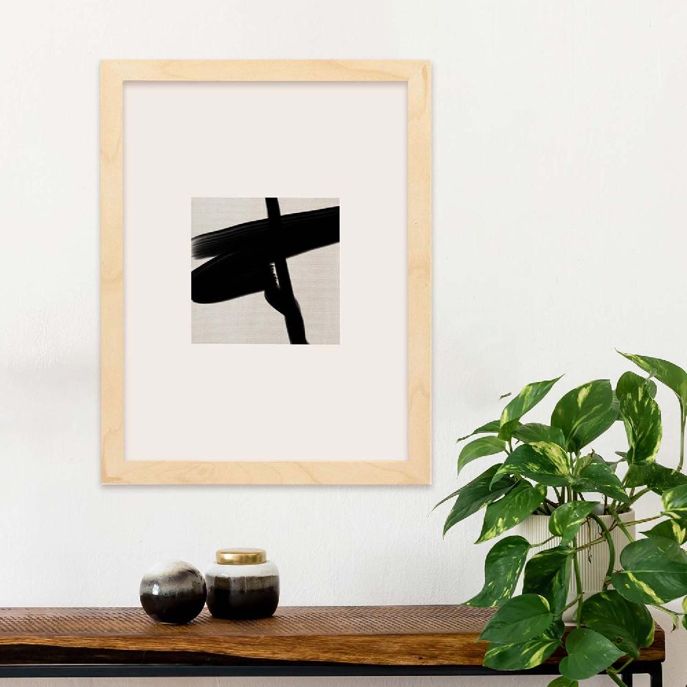 Nacnic Lamina Artística De Exposición Kline 6 Estilo Abstracto