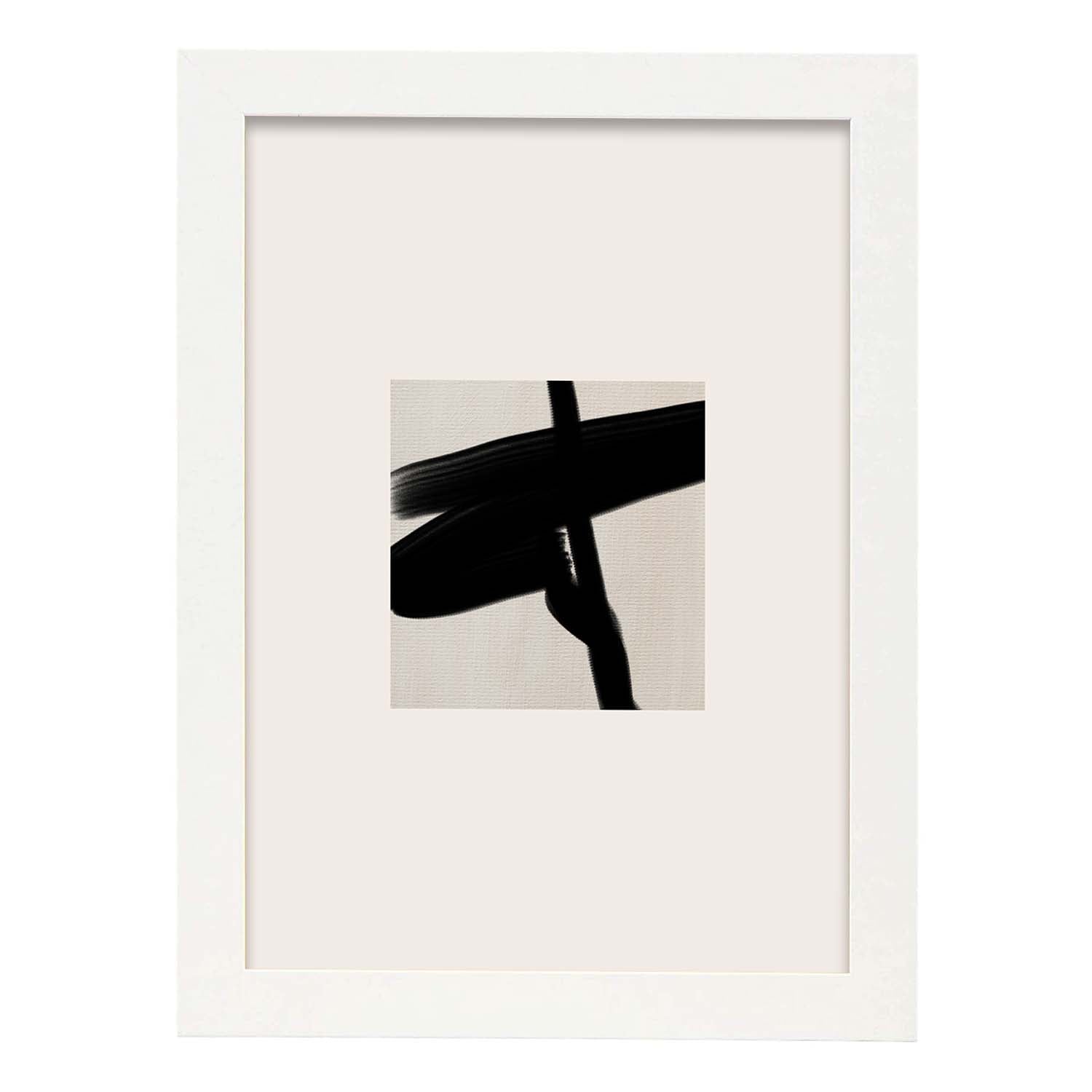 Nacnic Lamina Artística De Exposición Kline 6 Estilo Abstracto