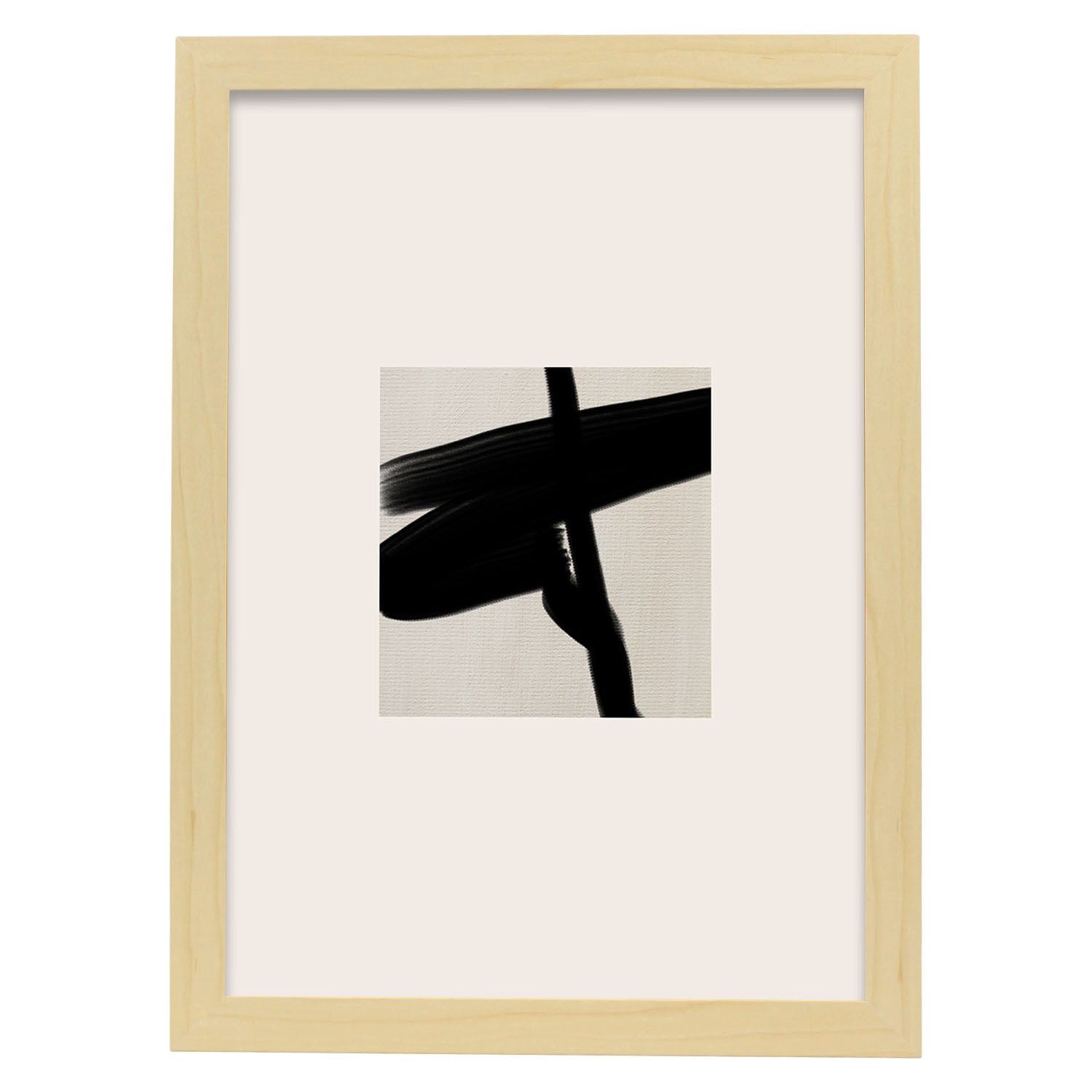 Nacnic Lamina Artística De Exposición Kline 6 Estilo Abstracto