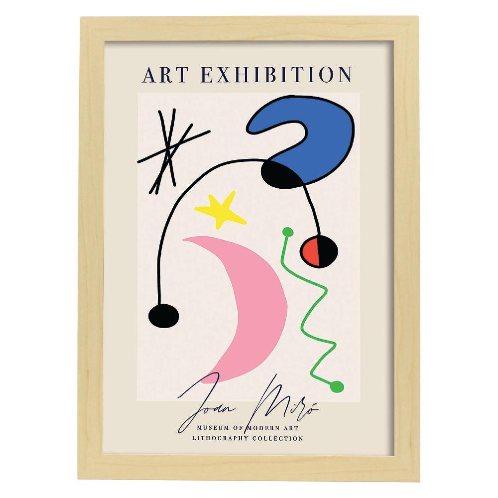 Nacnic Lamina Artística De Joan Miro 6 Estilo Surrealista