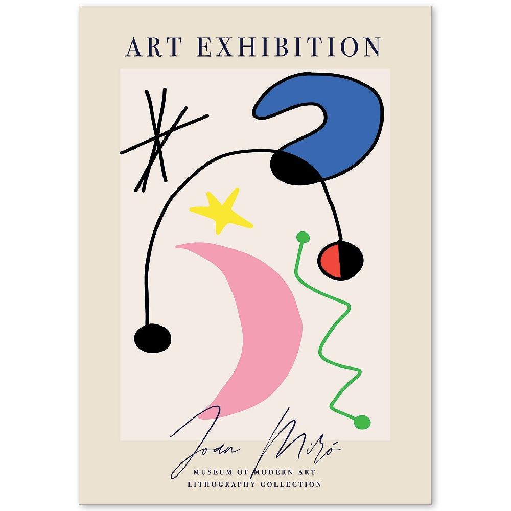 nacnic Lamina artística de Joan Miro 6 estilo Surrealista