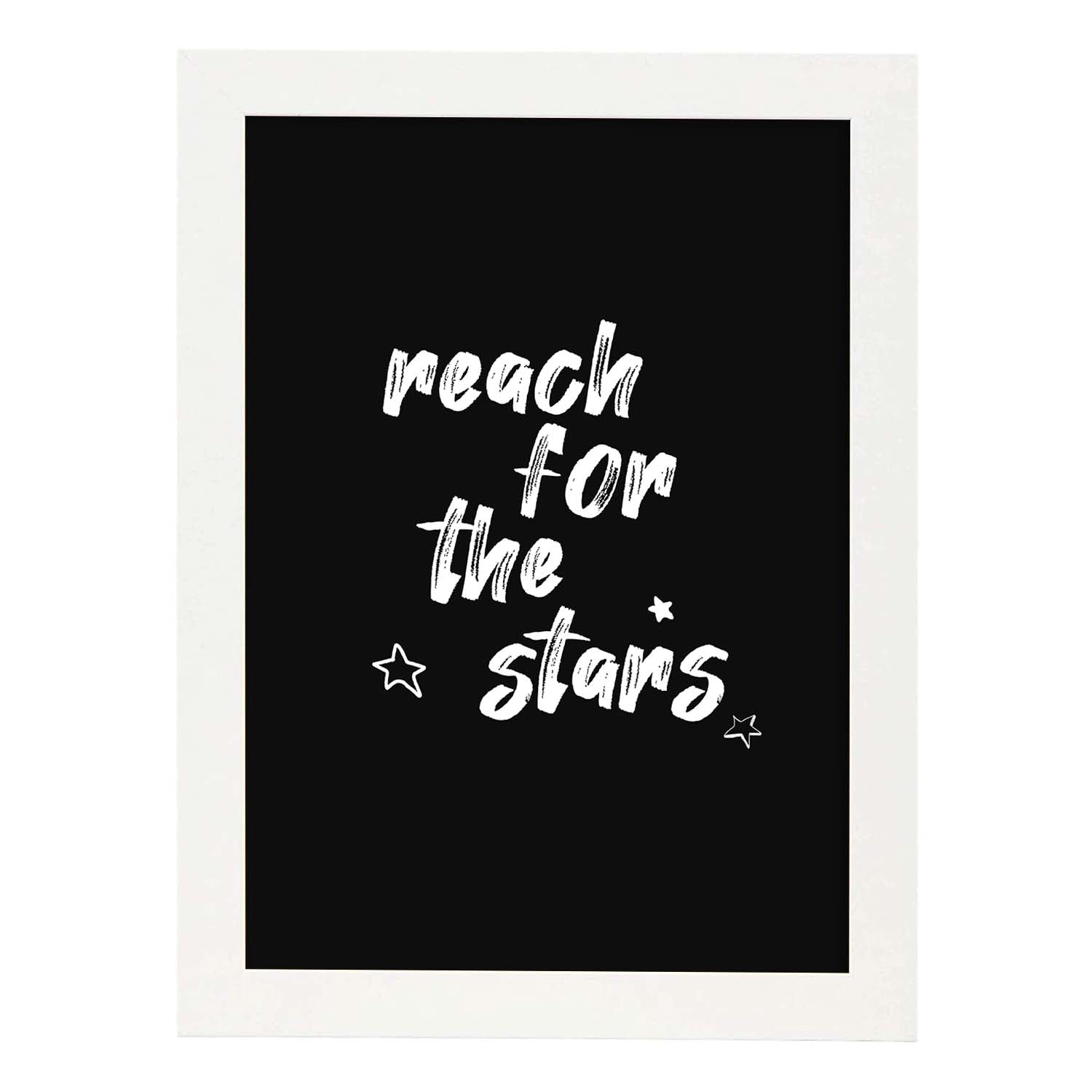 Nacnic Lamina Artistica De Reach For The Stars Estilo Inspiracional