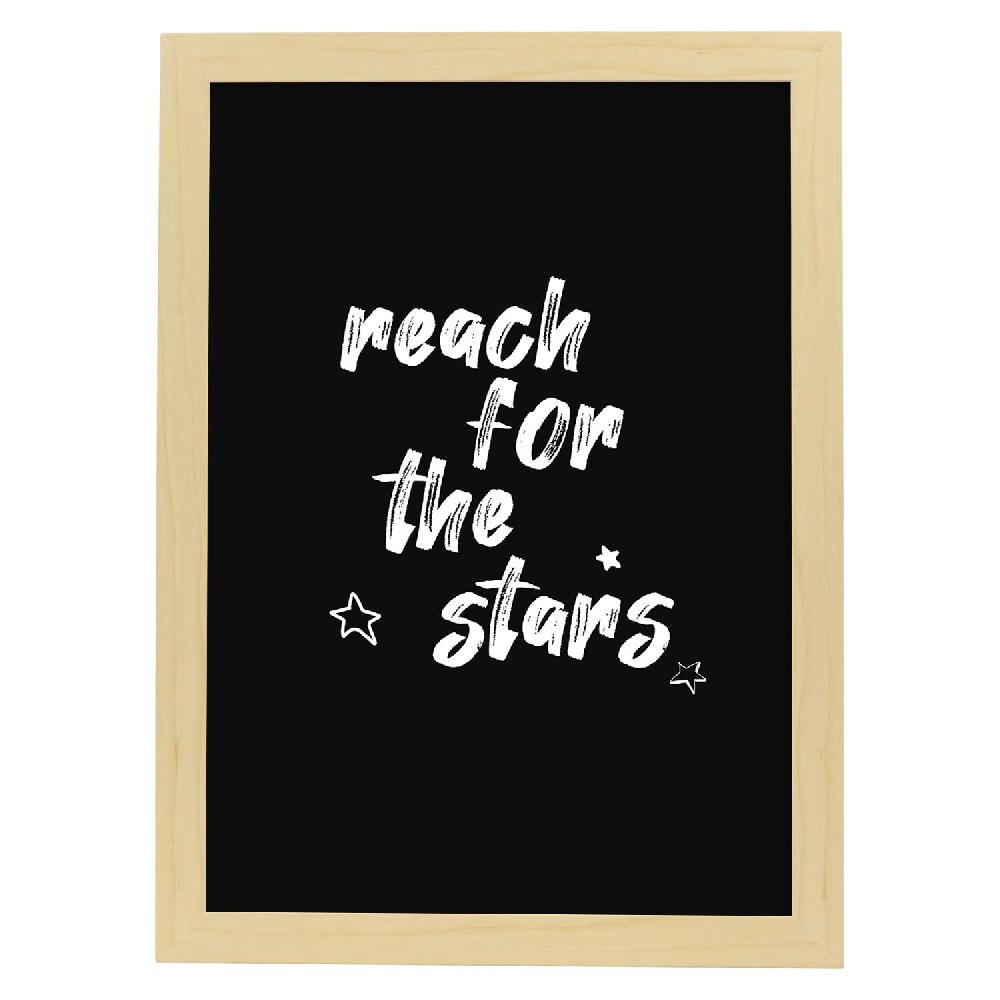 Nacnic Lamina Artistica De Reach For The Stars Estilo Inspiracional