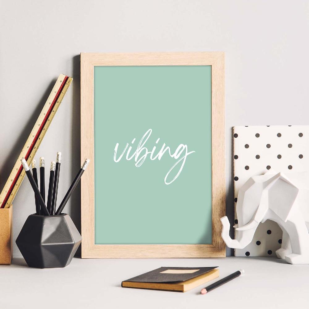 Nacnic Lamina Artística De Vibing Estilo Inspiracional