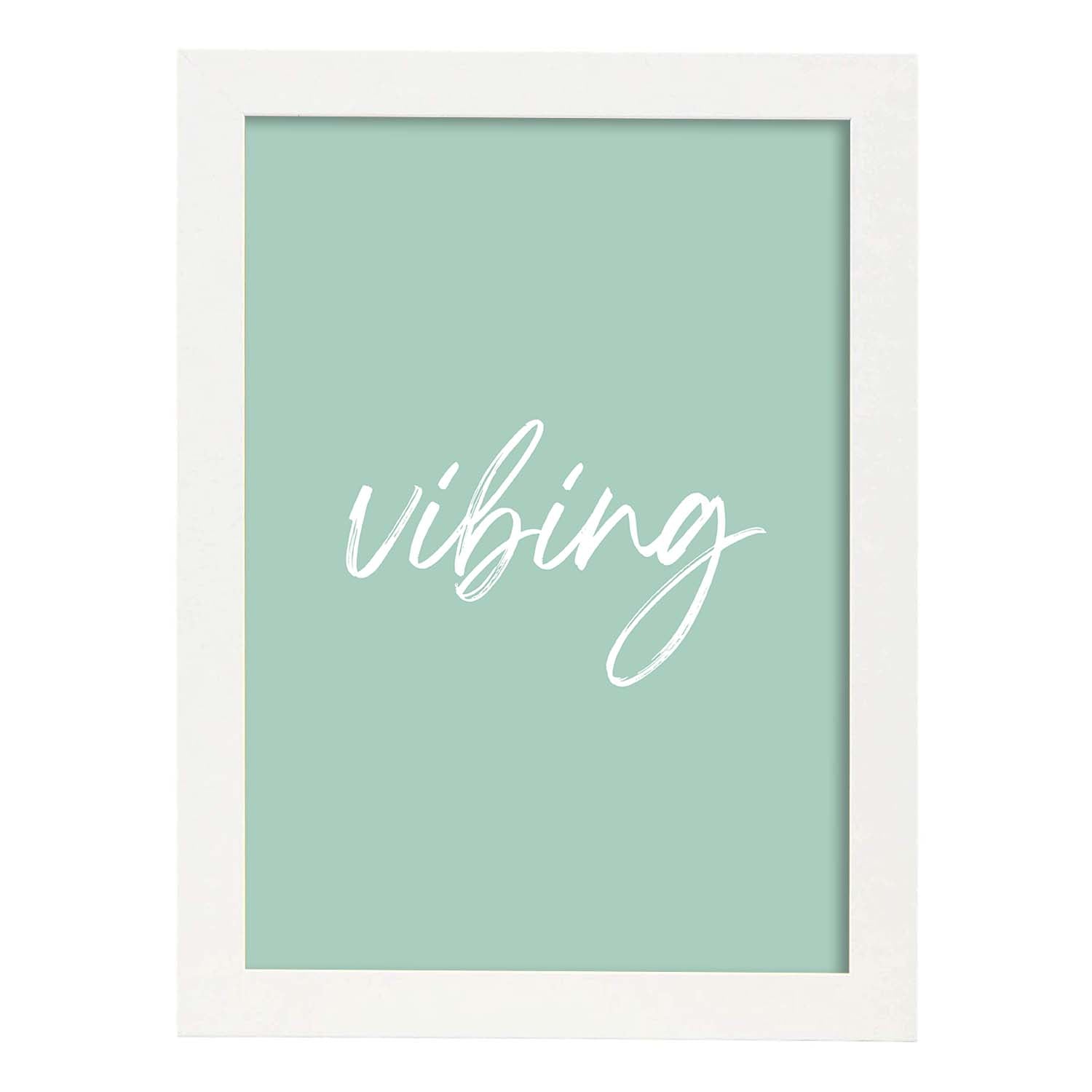 Nacnic Lamina Artística De Vibing Estilo Inspiracional