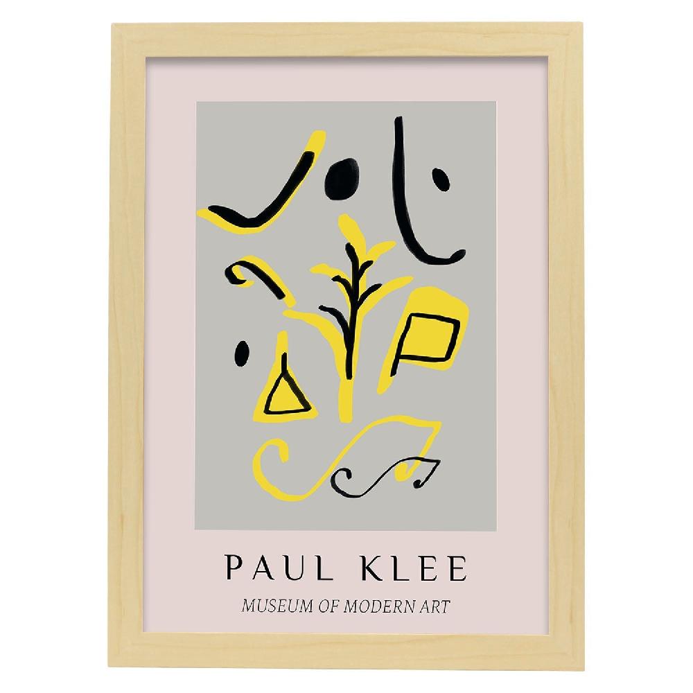 Nacnic Lamina Artística Exposición Klee 7 Estilo Expresionista