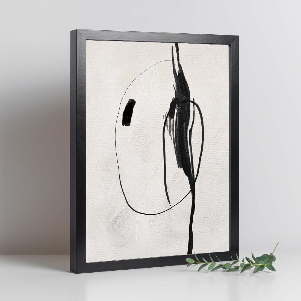 Nacnic Lamina Artística Exposición Kline 9 Estilo Abstracto