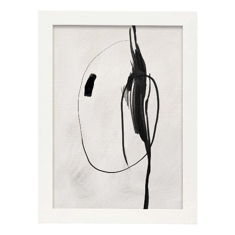 Nacnic Lamina Artística Exposición Kline 9 Estilo Abstracto