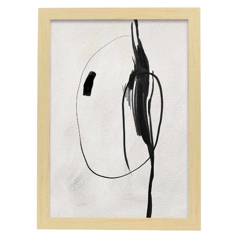 Nacnic Lamina Artística Exposición Kline 9 Estilo Abstracto