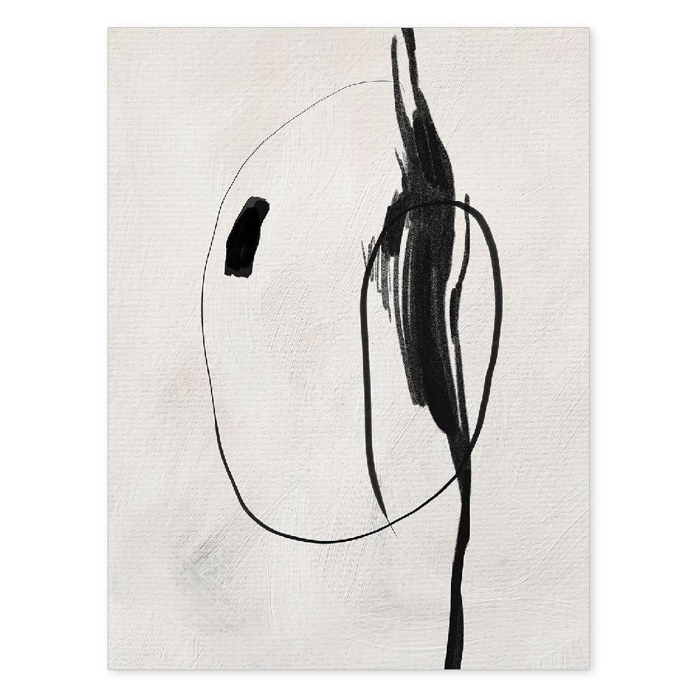 nacnic Lamina Artística Exposición Kline 9 Estilo Abstracto