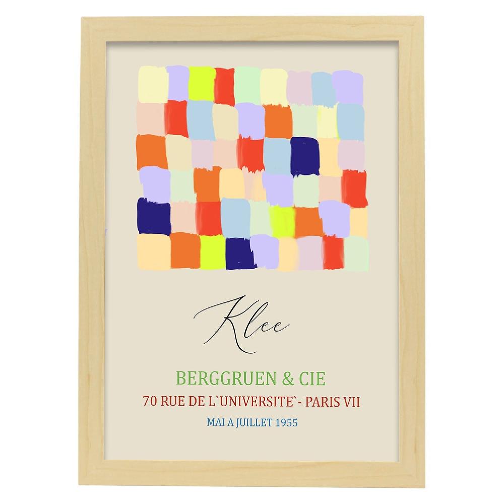 Nacnic Lamina Artística Expresionista De Exposición Klee 1