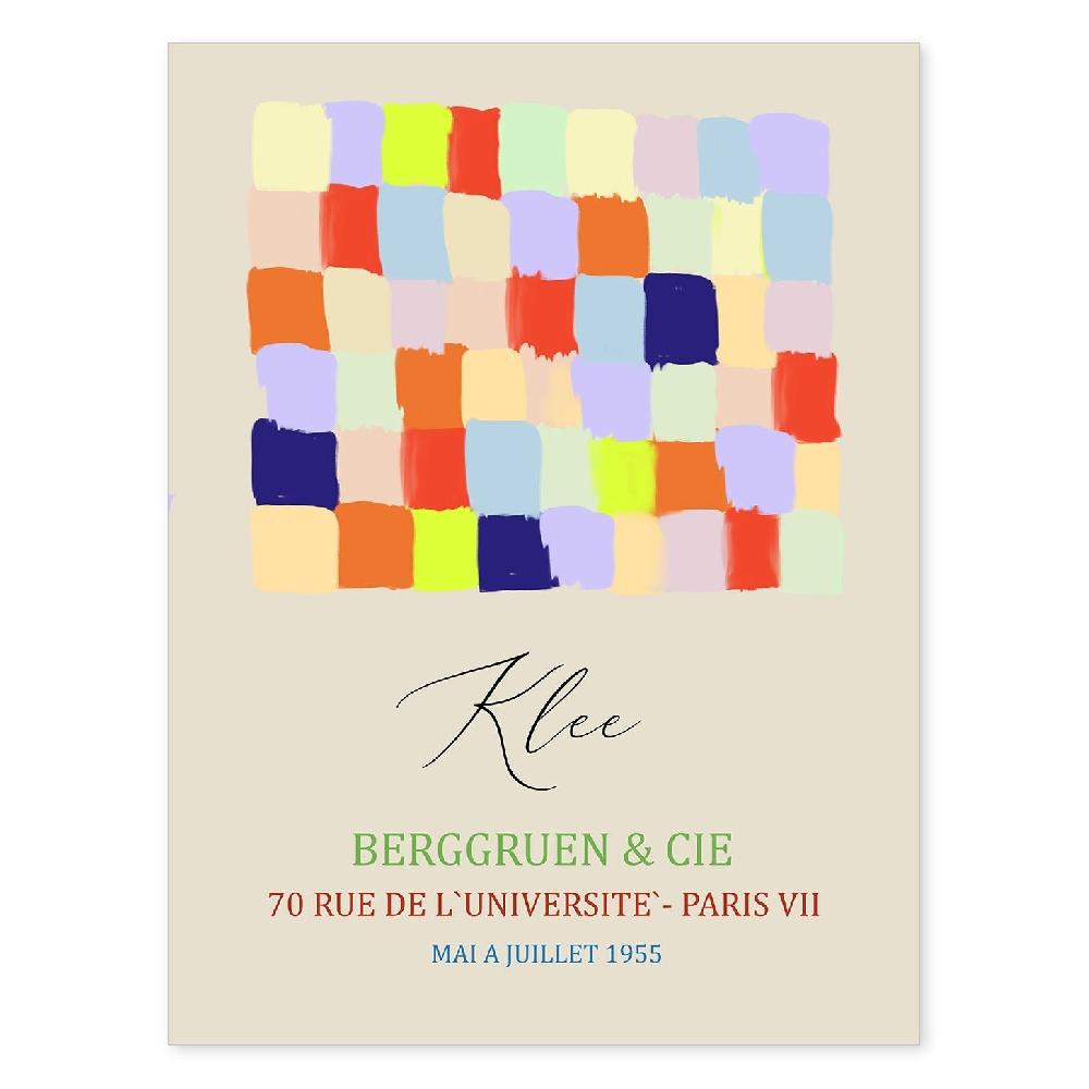 nacnic Lamina Artística Expresionista de Exposición Klee 1