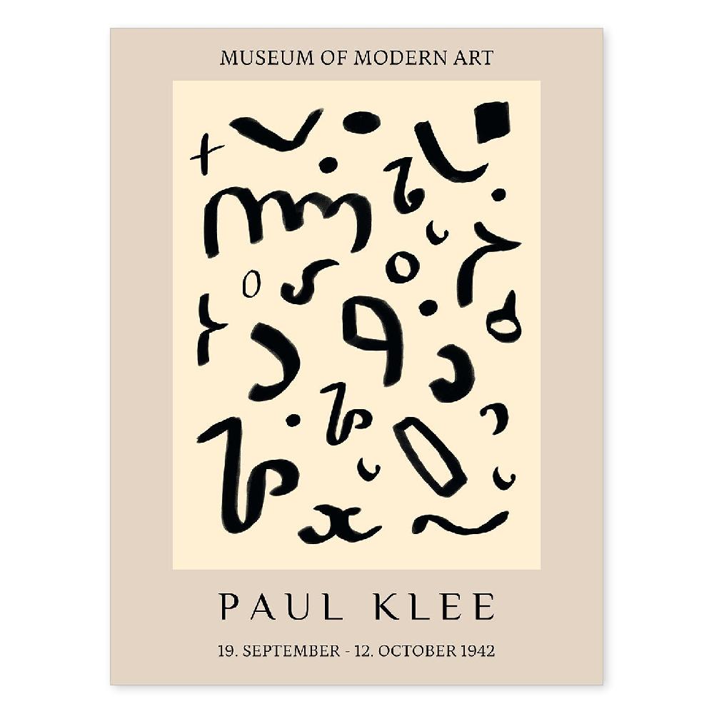 nacnic Lamina Artística Expresionista de Exposición Klee 2